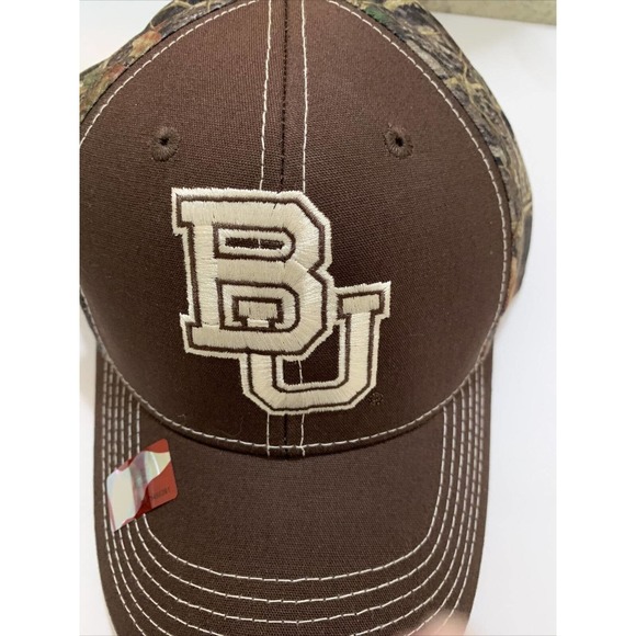 Men's Hat BU Mossy Oak Moist Control Camo Baseball Adjustable Band NWTF - Picture 2 of 6